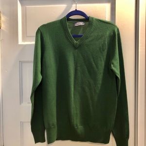 Jeremy Argyle sweater green merino wool